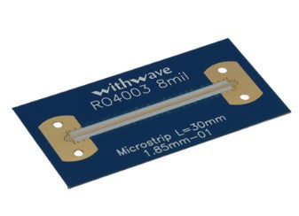 Evaluation Test Board (Microstrip Type) : Size: 40 mm X 30 mm (DC to 67 GHz)